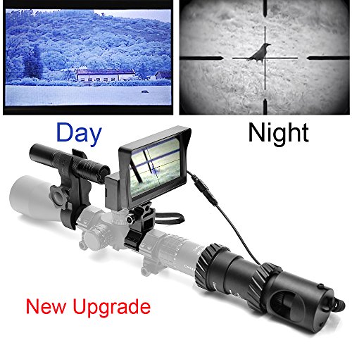 bestsight DIY Rifle Night Vision Scope with CCD and Flashlight for Riflescope Outdoor Night Hunting Optics(UPGRADE)