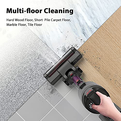 VOSFEELStore Cordless Vacuum Cleaner 20KPa 4 in 1 Stick Vacuum Cleaner