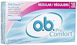 O.B. Pro Comfort Tampons - Regular - 18 ct