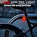 Bike Light, LED Bicycle Rechargeable Light Set 800 Lumens for a Brighter Bike Light Wide & Long Cover Range - 85° & 650ft IPX6 Waterproof Plus Upgraded Tail Light Bike Lights