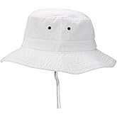 Trendy Apparel Shop XXL Oversize Large Brim 100% Cotton Outdoor Boonie Hat - White - 2XL