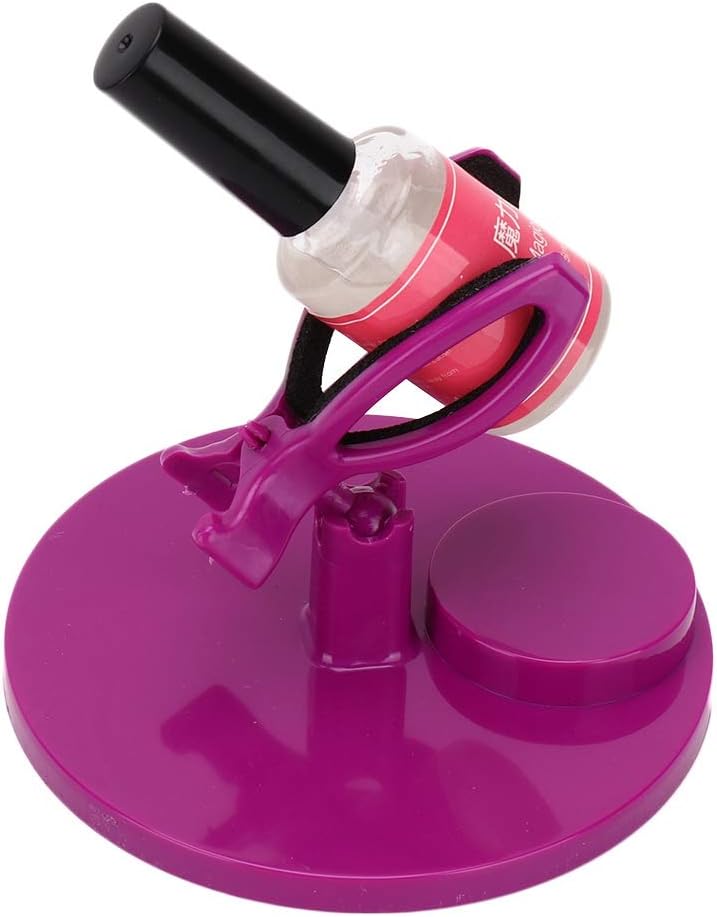 hongxinq Nail Art Polish, Hands-Free Anti-Spill Nail Polish Bottle Holder Manicure Tool Perfect for DIY Nails