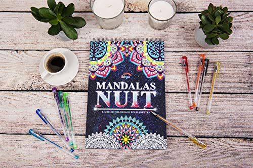 Coloriage-Adulte-Mandala-de-Nuit-Anti-Stress-Le-Premier-Cahier-de-Coloriage-Mandala-avec-Papier-Noir-Artiste-et-Reliure-Spirale-par-ColoryaCouverture--spirales--30-mars-2018