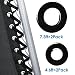 Zero Gravity Chair Replacement Cord Laces Antigravity Chair Replacement Cords Bungee Elastic Lawn Chair Code Patio Recliner Chair Repair Code Kit Nylon Stretch Cord for Outdoor, Lounge Chair - 4 Cords primary