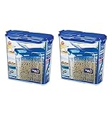 (Pack of 2) Lock & Lock Cereal Dispenser Food Storage Container 131.87-oz / 16.48-cup