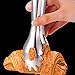 Boao Serving Tongs, Kitchen Tongs, Food Tongs, 8 Inch Stainless Steel Tongs 4 Pack