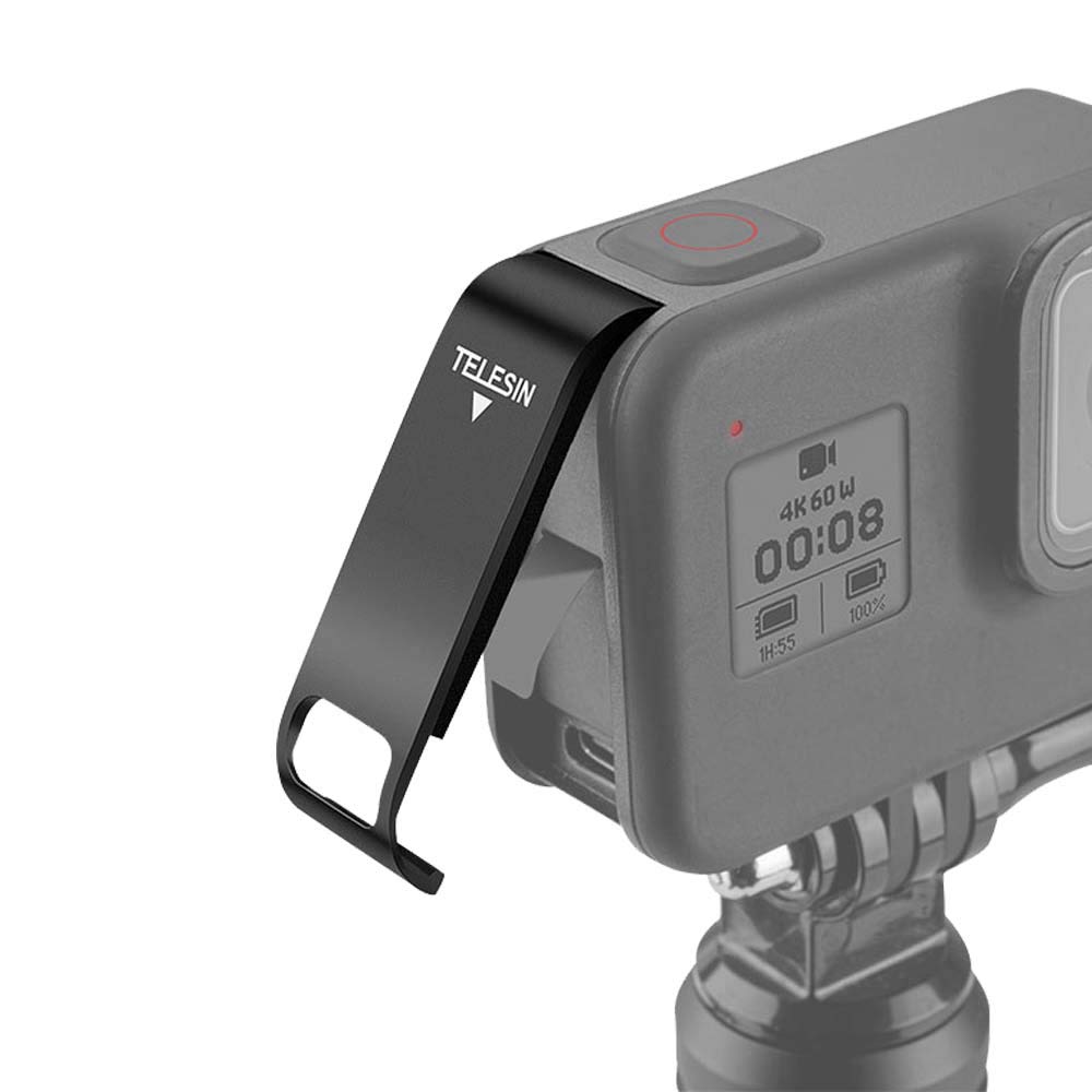 Removable Battery Cover For Gopro Hero8 Charging Type C Port