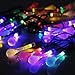 TOHUSE Outdoor Solar String Lights - Christmas Waterproof Water Drop Crystal Lighting Decorations for Garden, Path, Party, Tree Size 20ft 30LED Color Rainbow