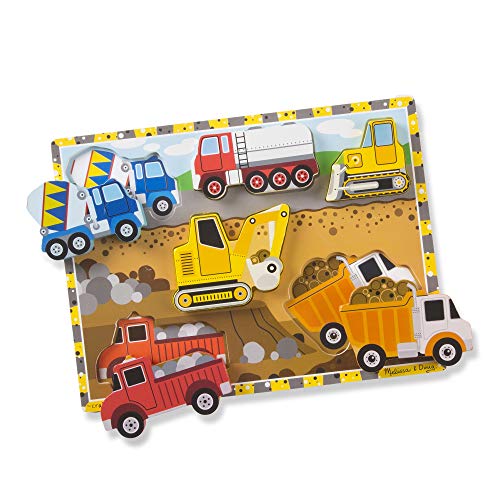 2 Melissa+Doug+Construction+Vehicles+Wooden