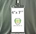 Vertical Oversize 4X7 Inch - Vinyl Large Credential or Ticket Holder for Pit Passes and Special Events (4 x 7 1/2 Insert) by Specialist ID