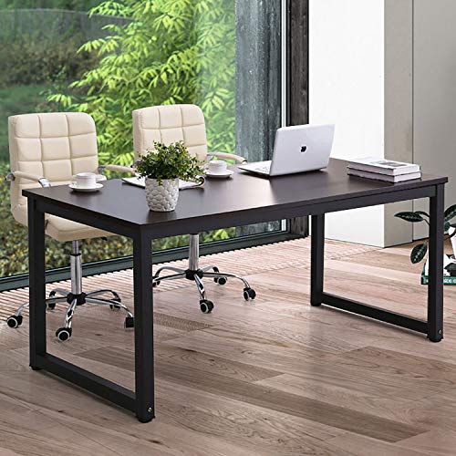 NSdirectModern Computer Desk 63 inch Large Office Desk Writing Study Table for Home Office Desk Workstation Wide Metal…
