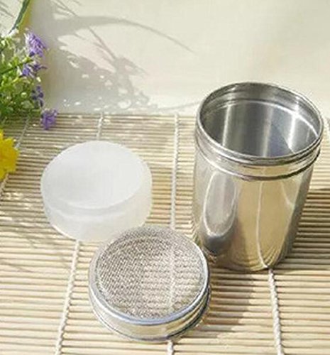 Easyflower Novel and Unique Stainless Steel Chocolate Shaker Icing Sugar Salt Cocoa Flour Cooking Tools Coffee Sifter