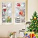 216 Pcs Fall Window Clings Stickers Fall Window Decorations for Autumn Thanksgiving Holiday Glass Window Decorations (9 Sheets)
