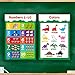 11 Educational Posters for Toddlers and Kids - Perfect for Children Preschool & Kindergarten Classroom Decorations - Alphabet ABC Poster, Numbers, Weather Chart, Shapes, Colors - 19x13