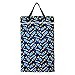 Large Hanging Wet Dry Bag for Baby Cloth Diapers or Laundry (Spaceship)