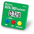 Learning Resources LER4339 Digital Timer, Count Down/Up, Multicolor, 2.75 "x 2.75"