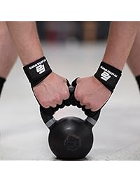 Nuevos guantes de levantamiento de pesas ventilados con muñequeras integradas, protección completa de la palma y agarre extra. Ideal para dominadas, entrenamiento cruzado, fitness, WODs y levantamiento de pesas. Para hombres y mujeres.