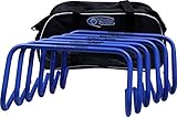 World Sport Set of SIX 9 Inch Agility Hurdles with Carry Bag