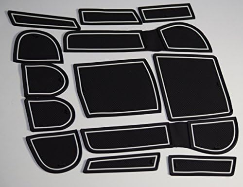 KINMEI SUBARU XV GP system specially designed white interior door pocket mat drink holder slip non-slip storage space protection rubber mat Subaru xv-w