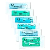 Suture Thread with Needle - Pkg. Of 6, Mixed Variety Training Sutures Pack