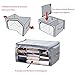 SUNKY - Foldable Storage Bag, Breathable Bamboo Fabric Dustproof Blanket Closet Sweater T-shirt Organizer Box Charcoal - Grey