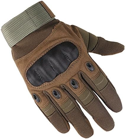 Men's Outdoor Full finger Gloves Ventilate Wear-resistant Tactical Gloves Hard Knuckle for Shooting Airsoft Hunting Cycling Motorcycle Gloves