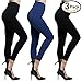 Fleece Lined Leggings Premium Ultra Soft Leggings for Women High Waist Compression, Elastic and Slimming 3-Pack (Assorted 1)