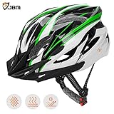 JBM Adult Cycling Bike Helmet Specialized for Men Women Safety Protection CPSC Certified (18 Colors) Black / Red / Blue / Pink / Silver Adjustable Lightweight Helmet with Reflective Stripe and Remova
