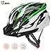 JBM Adult Cycling Bike Helmet Specialized for Men Women Safety Protection CPSC Certified (18 Colors) Black / Red / Blue / Pink / Silver Adjustable Lightweight Helmet with Reflective Stripe and Remova