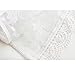 IMLECK Infant Bucket Sun Hat Bow Full Lace Flower Bonnet Child Hat … Ivory White