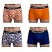 ETERNAL CENTURY Men's Underwear Cotton Stretch Low-Rise Boxer Briefs (4-Pack) Diamond L