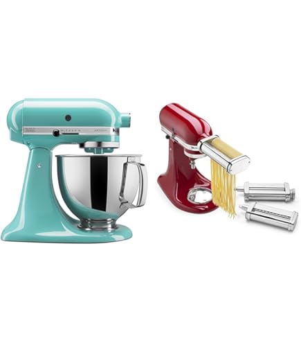Amazon.com: KitchenAid Artisan Stand Mixer Bundle with Pasta Maker