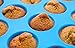 Silicone Mini Muffin & Cupcake Pan-24 Cups Blue Mold & Baking Tray- Reusable, Non-Stick Bakeware-Heat Resistant,Food Grade &BPA-Free Silicone, Non-Toxic – FREE E-BOOK WITH 50 RECIPES