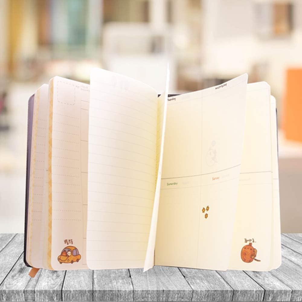 Haiker 2021-2022 Green "Molang Rabbit" Diary Any Year Planner Pocket Journal Notebook Agenda Scheduler with Buckle : Office Products