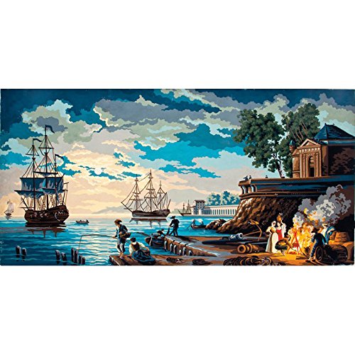 Needlepoint printed canvas