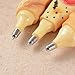 Novelty Gift Pens Bread Hot Dog Ice Cream Pizza Pen Stick Magnet Ballpoint Pens Toy Creative Gift Pen Writing Pens Stationery School Office Suppliers Pack of 4