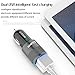 Czznn Car Charger Quick Charge 2.0 Dual USB Car Adapter Smart Charging for Samsung Galaxy Note with 3Ft Micro USB Android Cable
