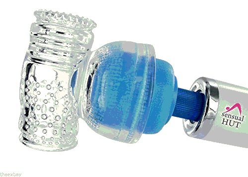Humming bird male attachment for magic massager wand