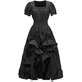 Abaowedding Women Renaissance Costumes Medieval Dress Victorian High Low Dress