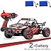 SZJJX RC Cars, 45KMH High Speed Racing Remote Control Monster Trucks 1/22 Scale 4WD 2.4Ghz Radio Controlled Off-Road Vehicle Rock Crawler Fast Electric Desert Buggy (Red2)