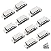 WOOCH Magnetic Door Catch - 20lb High Magnetic Stainless Steel Heavy Duty Catch for Kitchen Bathroom Cupboard Wardrobe Closet Closures Cabinet Door Drawer Latch (2.1 in Silver, 8-Pack)