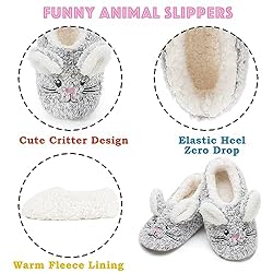 Cozylook Cute Animal Slippers for Women and