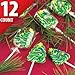 Christmas Tree Swirl Pops - Holiday Party and Decor Accessories - 12 Pieces, 7 oz