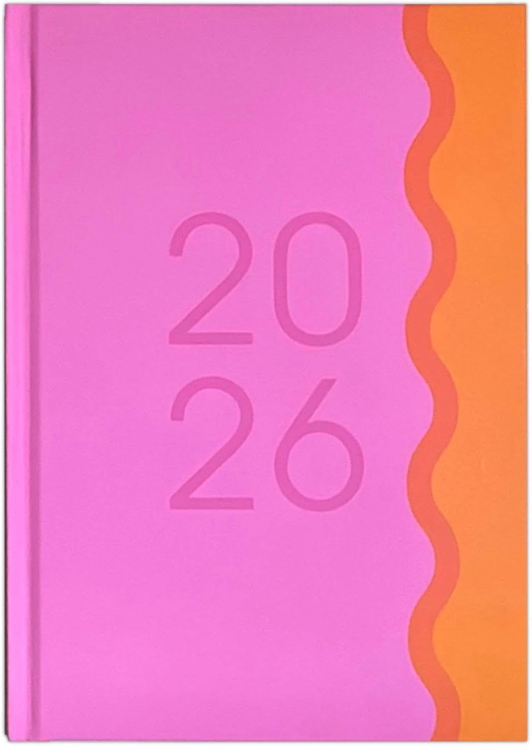 PaulStore 2026 Diary A5 week to view Hardback Diary Pastel Colours (Pink)