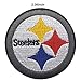 Steelers Embroidered Applique Patch Tactical Military Morale Hook and Loop Fasteners Backing Patches Badge Emblem Sign 2.36 inch 2PCS