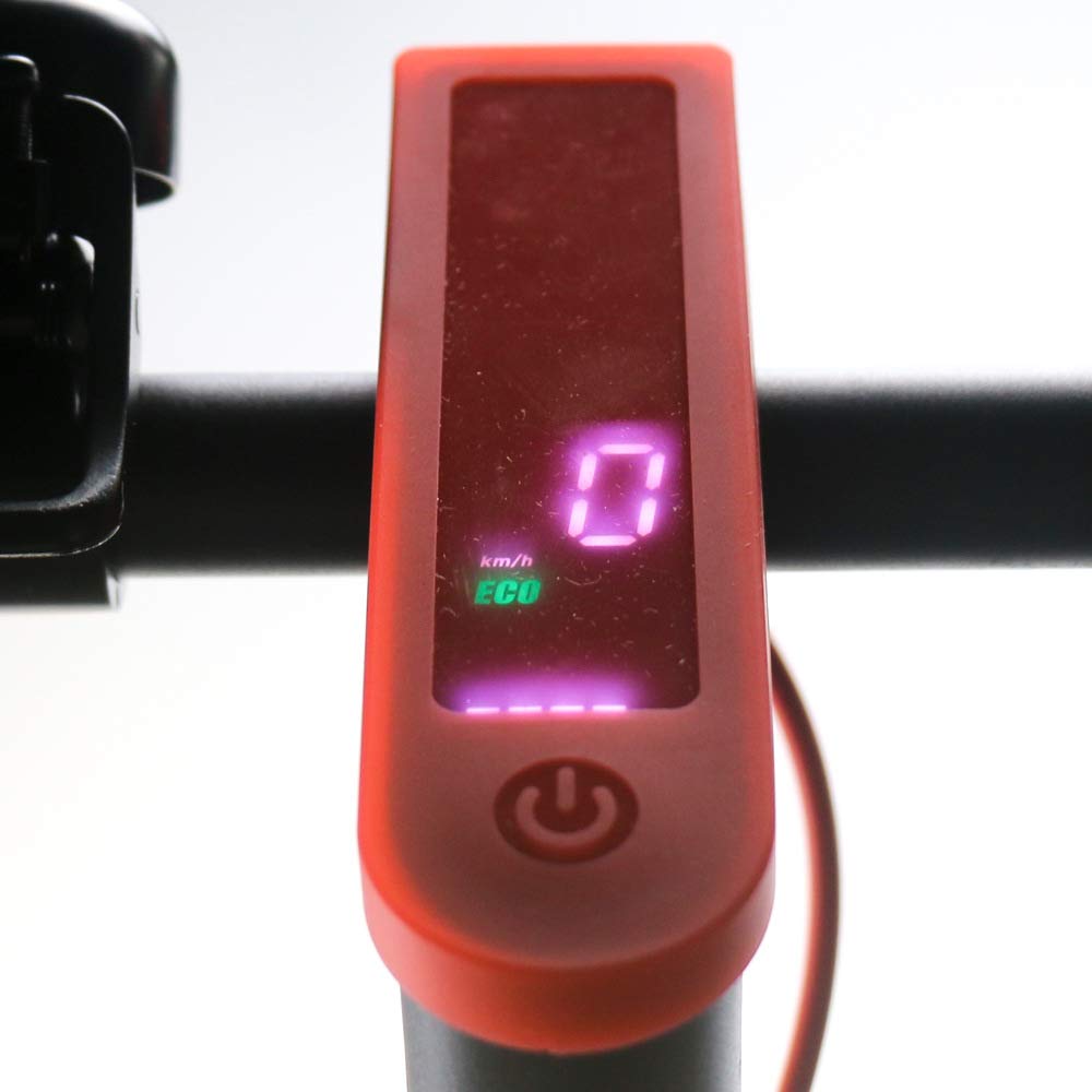 LINGHUANG Silicone Protection Case Cover Waterproof Accessories for MI Electric Scooter 3 for Xiaomi Mijia M365 Pro LED Display (Red)