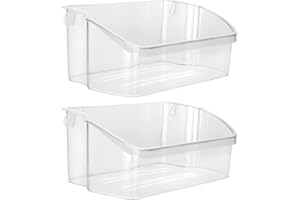 M MOTICO 【NEW UPGRADED】 2 Pack 240324502 Refrigerator Door Shelf Bins for Frigidaire,Kenmore,Crosley Refrigerator Replacement Parts Replaces 240324510,AP2549806,844402, EA429767,PS429767,LFSS2312TF0 Fridge Bin