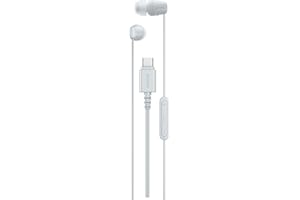 Sony IER-EX15C USB-C Plug, Wired in-Ear Headphones for iPhone and Android Phones, with Built-in Multi-Function Button, Volume