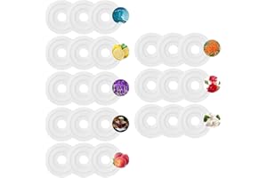 Danturfi Fragrance Disc Replacement Set- 8 Flavors, 24 Pieces for Towel Warmer Bucket Scented Pad Aroma Tablet