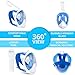 DIVELUX Snorkel Mask - Snorkeling Gear for Adults and Kids - Full Face Snorkeling and Diving Mask with 180° Panoramic Viewing - Longer Ventilation Pipe, Anti Fog & Anti Leak, (Green, L/XL)